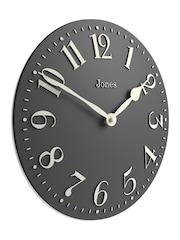 Jones Clocks Blizzard Grey Betty Convex Wall Clock 30cm - Image 4 of 4