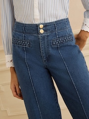 Love & Roses Dark Blue Jeans - Image 2 of 5