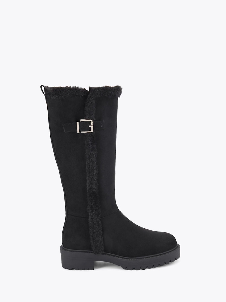 Carvela Black Cosy Long Boots - Image 1 of 4