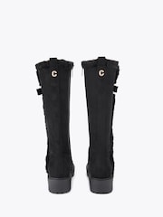 Carvela Black Cosy Long Boots - Image 3 of 4