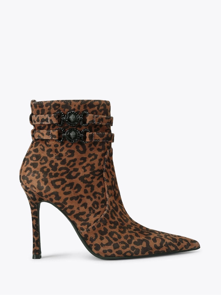 Kurt Geiger London Brown Mansion Ankle Boots - Image 1 of 5 Kurt Geiger London Brown Mansion Ankle Boots - Image 1 of 5