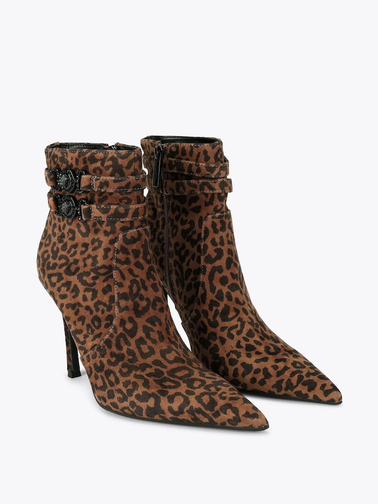 Kurt Geiger London Brown Mansion Ankle Boots - Image 2 of 5 Kurt Geiger London Brown Mansion Ankle Boots - Image 2 of 5
