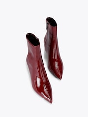 Carvela Red Ankle Boots - Image 3 of 5