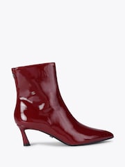 Carvela Red Ankle Boots - Image 4 of 5
