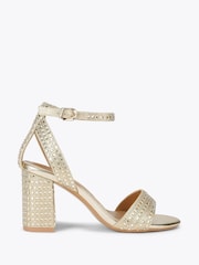 Dourado - Carvela Kianni Wide Fit Sandals - Imagem 1 de 4