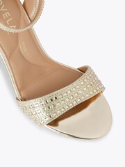 Dourado - Carvela Kianni Wide Fit Sandals - Imagem 4 de 4