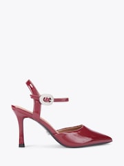 Vermelho - Carvela 2 Part Shoes - Imagem 2 de 5