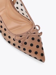 Carvela Brown Positano Sling Low Shoes - Image 4 of 5