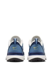 Nike Blue/Yellow Tempo Golf Shoes - Image 3 of 7