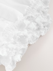 White Lace Woven Baby Romper (0mths-2yrs) - Image 6 of 8