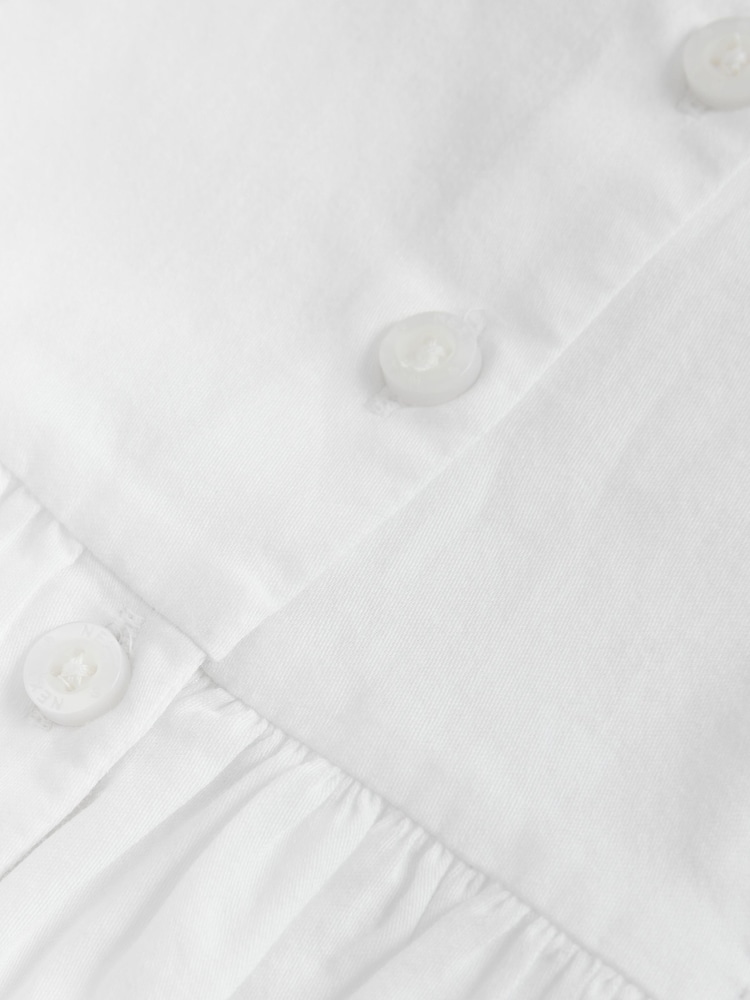 White Lace Woven Baby Romper (0mths-2yrs) - Image 8 of 8