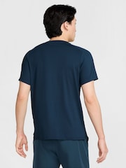 Μπλε Σκούρο/Λευκό - Μπλούζα τένις Nike Court Advantage Dri-FIT - Εικόνα 2 από 6