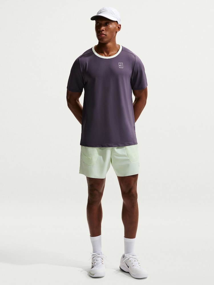 Μωβ - Μπλούζα τένις Nike Court Advantage Dri-FIT - Εικόνα 1 από 5