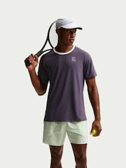 Μωβ - Μπλούζα τένις Nike Court Advantage Dri-FIT - Εικόνα 3 από 5