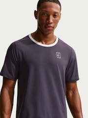 Μωβ - Μπλούζα τένις Nike Court Advantage Dri-FIT - Εικόνα 4 από 5