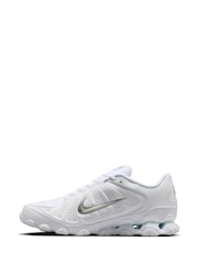 Nike White/Silver Reax 8 Trainers - Image 2 of 10