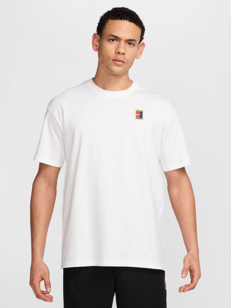 Nike White Court Heritage Tennis T-Shirt - Image 1 of 5