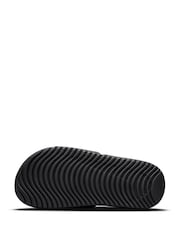 Nike Black/White Kawa Junior/Youth Sliders - Image 3 of 4