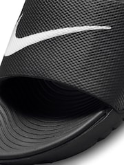 Nike Black/White Kawa Junior/Youth Sliders - Image 4 of 4