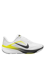 Nike White/Black Yellow Pegasus 42 Road Running Trainers - Image 1 of 3