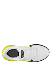 Nike White/Black Yellow Pegasus 42 Road Running Trainers - Image 2 of 3