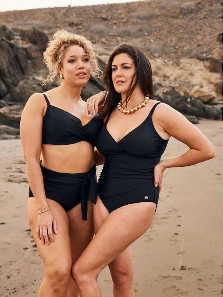 Seaspray Chloe Mock Wrap Swimsuit - Image 2 of 4 Seaspray Chloe Mock Wrap Swimsuit - Image 2 of 4