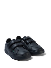Kickers Black Infant Boys Tovni Twin Vel Leather Shoes - Image 1 of 6