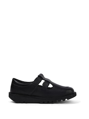 Kickers Black Adult Womens Kick T Double Leather Shoes - Image 2 of 6