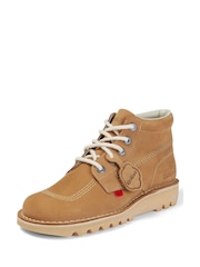 Kickers Brown Adult Mens Kick Hi Nubuck Shoes - Image 2 of 6