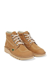 Kickers Brown Adult Mens Kick Hi Nubuck Shoes - Image 3 of 6