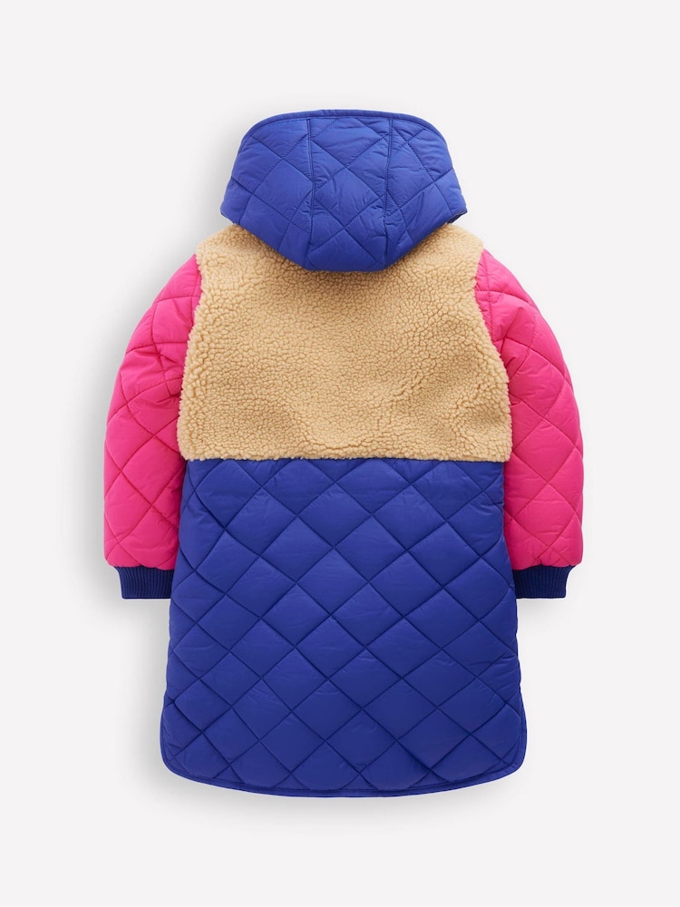 Boden Brown Cosy Longline Coat - Image 2 of 5 Boden Brown Cosy Longline Coat - Image 2 of 5
