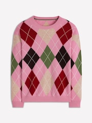 Boden Pink Lydia Cashmere Jumper - Image 5 of 6