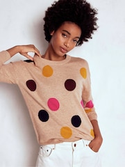 Boden Pink Natasha Novelty Jumper - Image 1 of 5