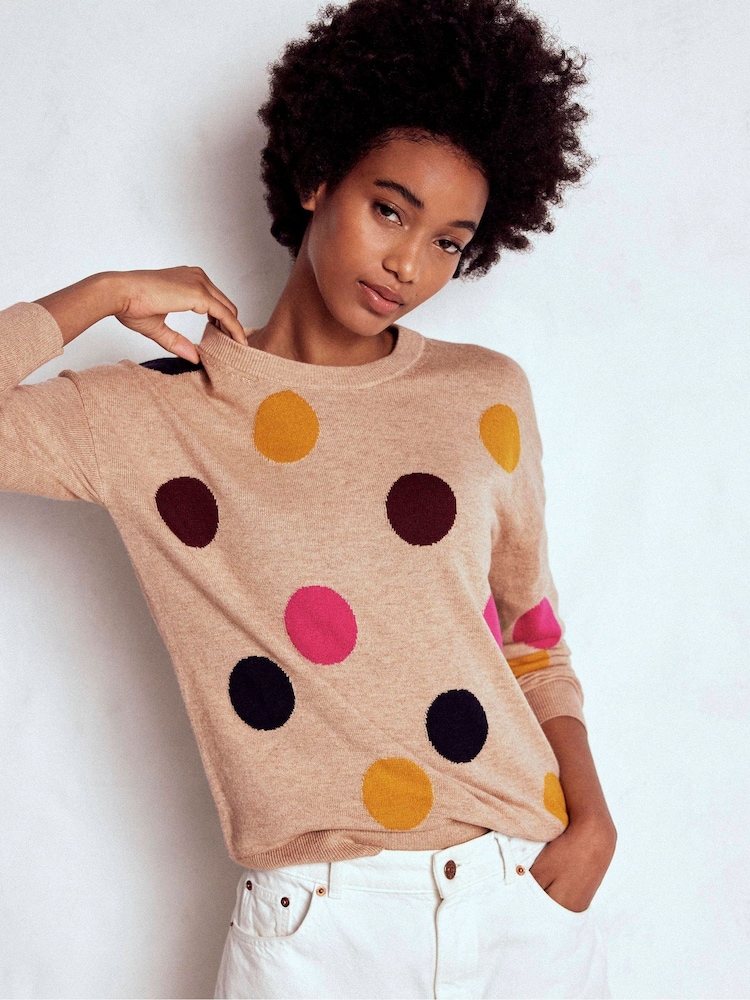 Boden Pink Natasha Novelty Jumper - Image 1 of 5