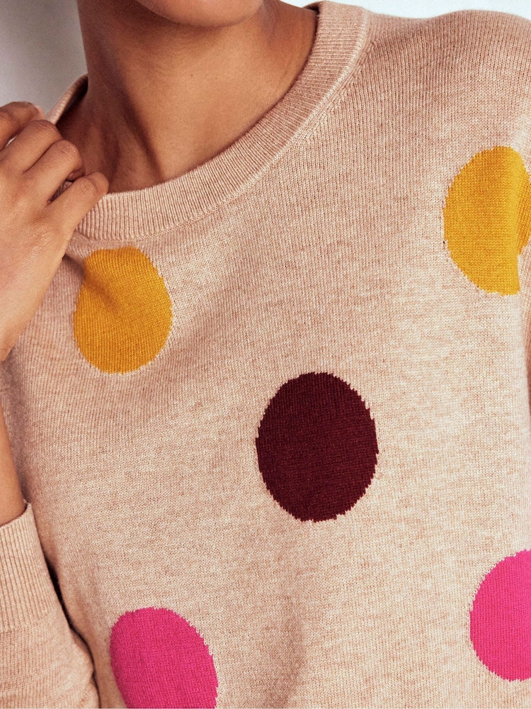 Boden Pink Natasha Novelty Jumper - Image 2 of 5 Boden Pink Natasha Novelty Jumper - Image 2 of 5
