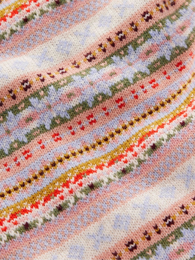 Boden Cream Edie Fair Isle Tank Top - Image 8 of 8 Boden Cream Edie Fair Isle Tank Top - Image 8 of 8