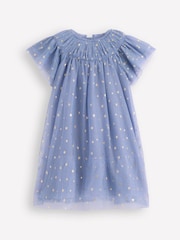 Boden Blue Tiered Tulle Dress - Image 1 of 3
