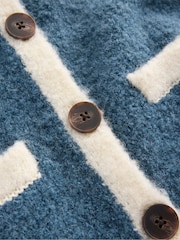 Boden Blue Holly Boucle Knitted Jacket - Image 7 of 7