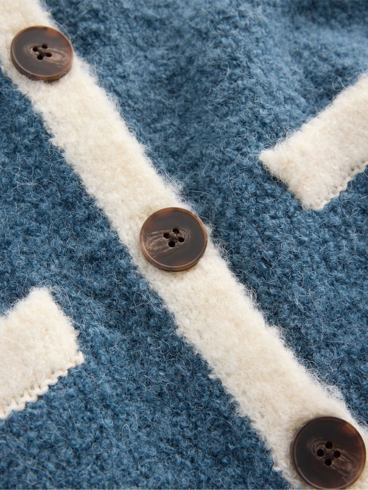 Boden Blue Holly Boucle Knitted Jacket - Image 7 of 7 Boden Blue Holly Boucle Knitted Jacket - Image 7 of 7