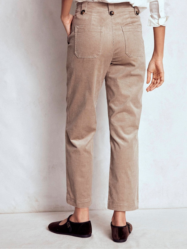 Boden Cream Pimlico Cord Trousers - Image 2 of 6