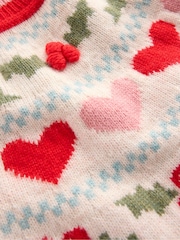 Boden Cream Edie Fair Isle Jumper - Image 5 of 6
