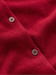 Boden Red Eva Cashmere Crew Cardigan - Image 7 of 7