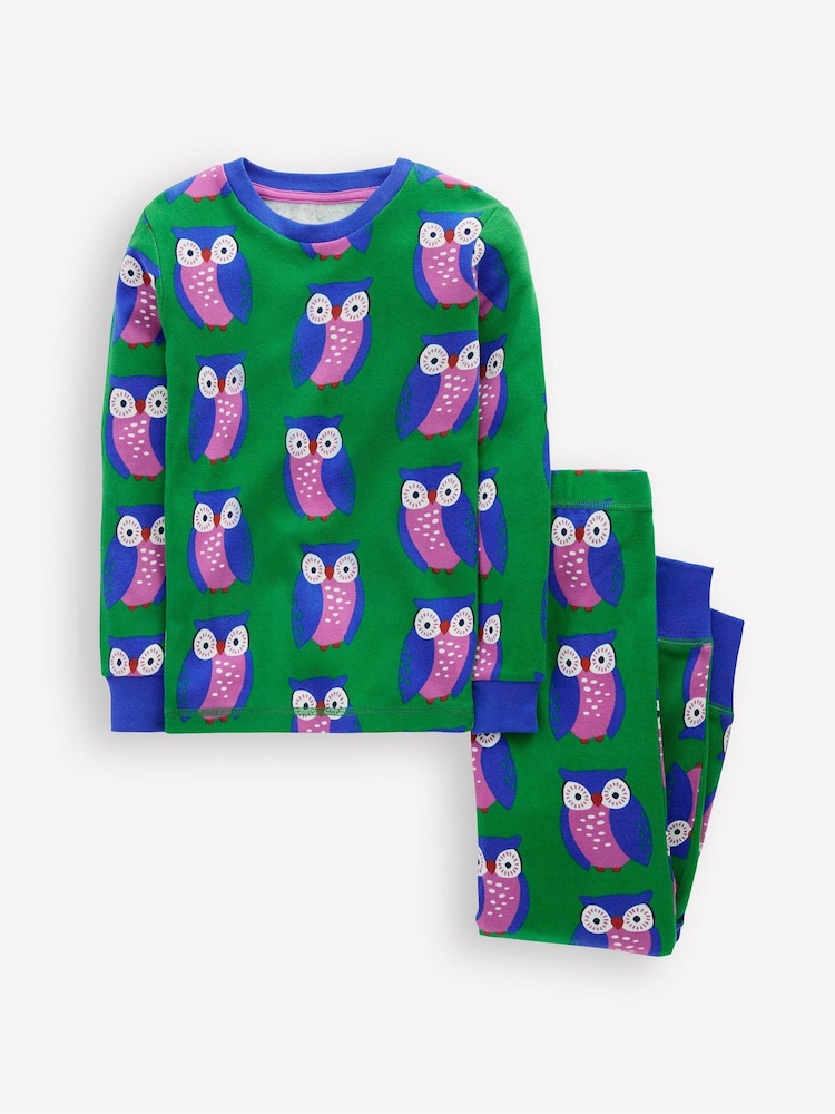 Boden Green Snug Glow-In-The-Dark Pyjamas - Image 1 of 3