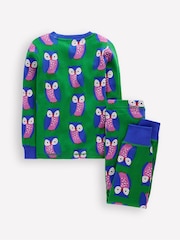 Boden Green Snug Glow-In-The-Dark Pyjamas - Image 2 of 3