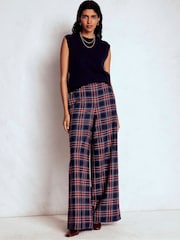 Boden Blue Belgravia Wool Trousers - Image 1 of 5