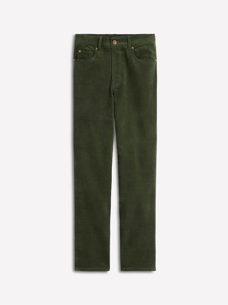 Boden Green Velveteen Straight Leg Jeans - Image 7 of 7 Boden Green Velveteen Straight Leg Jeans - Image 7 of 7