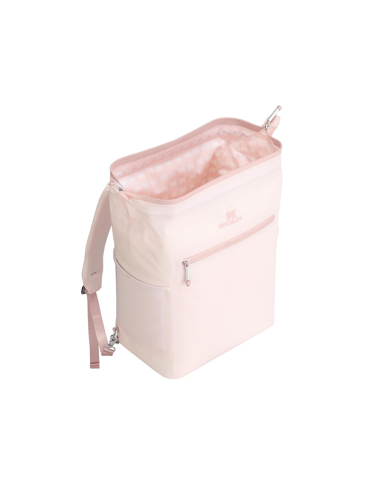 Stanley Rose Quartz All-Day Madeleine Midi Cooler Backpack - Image 2 of 4 Stanley Rose Quartz All-Day Madeleine Midi Cooler Backpack - Image 2 of 4