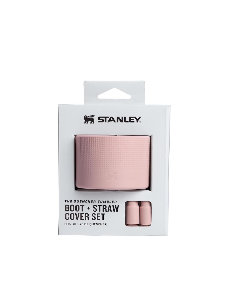 Stanley Pink Dusk Quencher Boot + Straw Topper Set - Image 1 of 1 Stanley Pink Dusk Quencher Boot + Straw Topper Set - Image 1 of 1