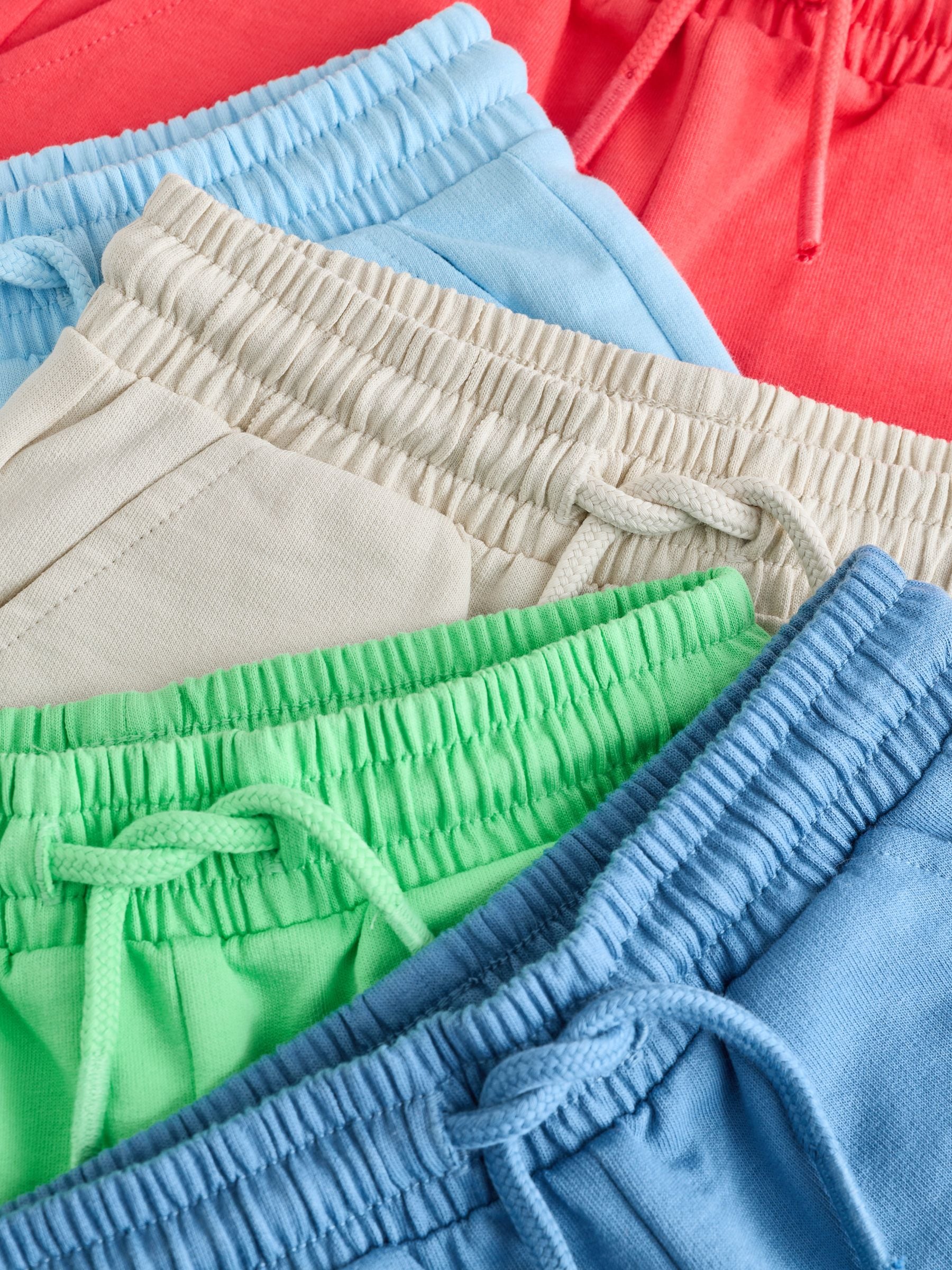 Buy Red/Green Jersey Shorts 5 Pack (3mths-7yrs) from Next USA