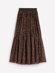 Boden Brown Anna Tulle Midi Skirt - Image 6 of 6